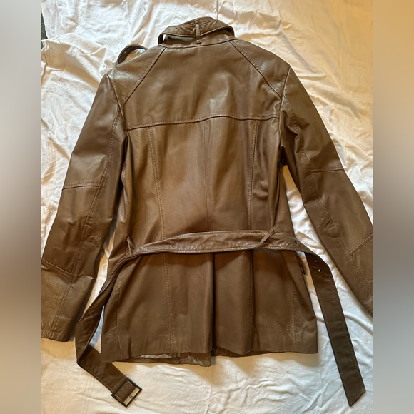 Brown leather Danier jacket - Picture 2 of 7